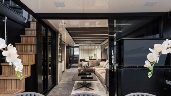 Aft Deck View of Saloon