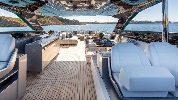 Main Salon and Aft Deck