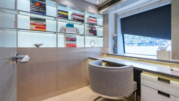 Office on bridge deck