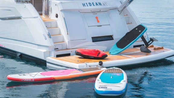 Swim Platform and Water Toys