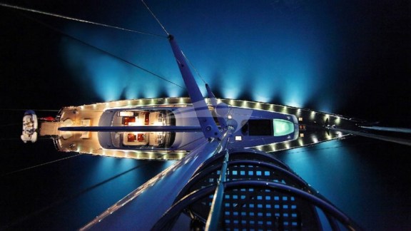 Night time view from above