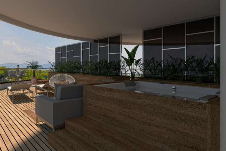 Private Terrace Jacuzzi