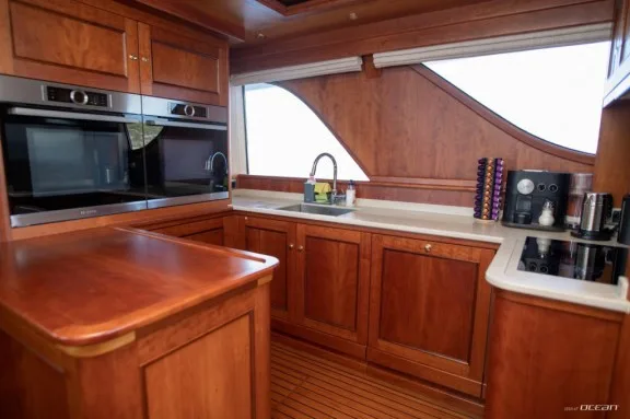 Classic yet well equipped galley