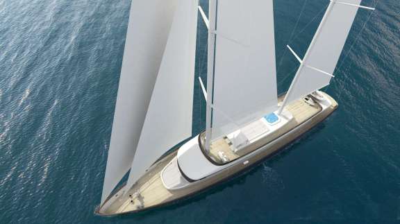 S/Y DALMATINO - Aerial shot