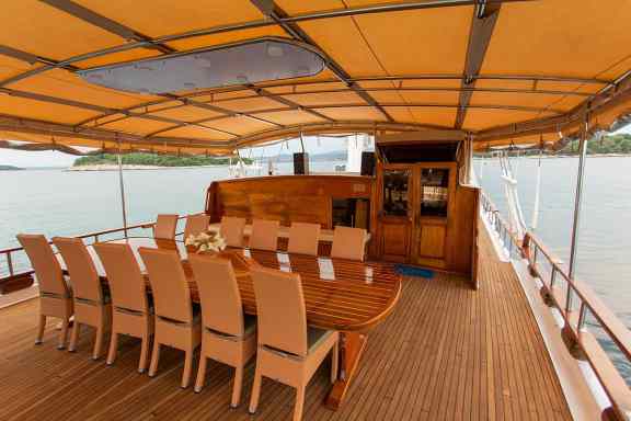 Aft deck