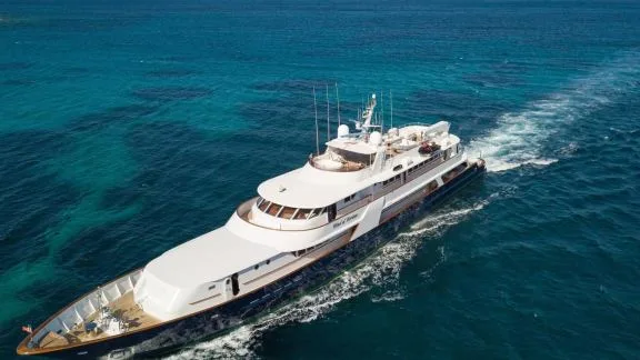 A Ship In The Water Aboard WIND OF FORTUNE_y