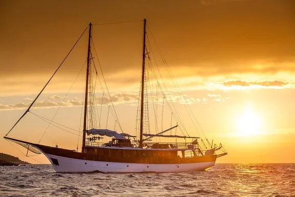 Gulet Sailing Yacht ROMANCA Sunset