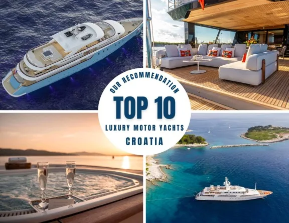 Top 10 Luxury Motor Yacht Charters in Croatia 2026