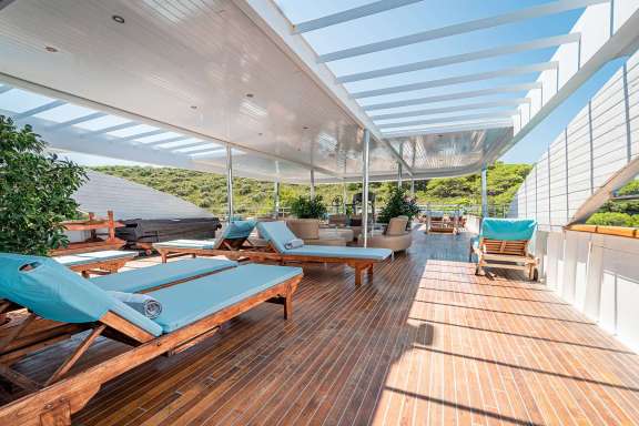 Sun Beds, Croatia Small Ship Cruise RIVA