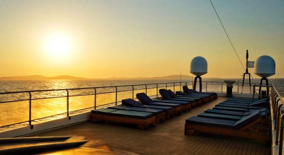 Sun Beds, Croatia Mini Ship Cruise Variety Voyager