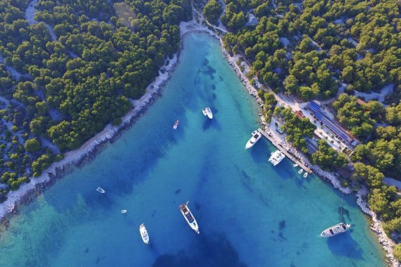 Tijasnica Cove, Tijat Island, Croatia