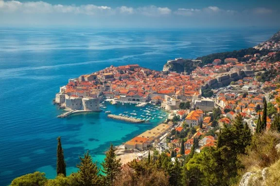 View over Dubrovnik, Croatia