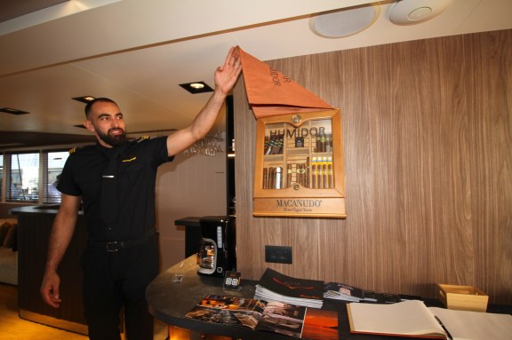 Luxury Motorsailer Rara Avis - Cigar Cupboard
