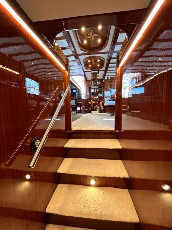 Gulet Allure: Looking up the Saloon