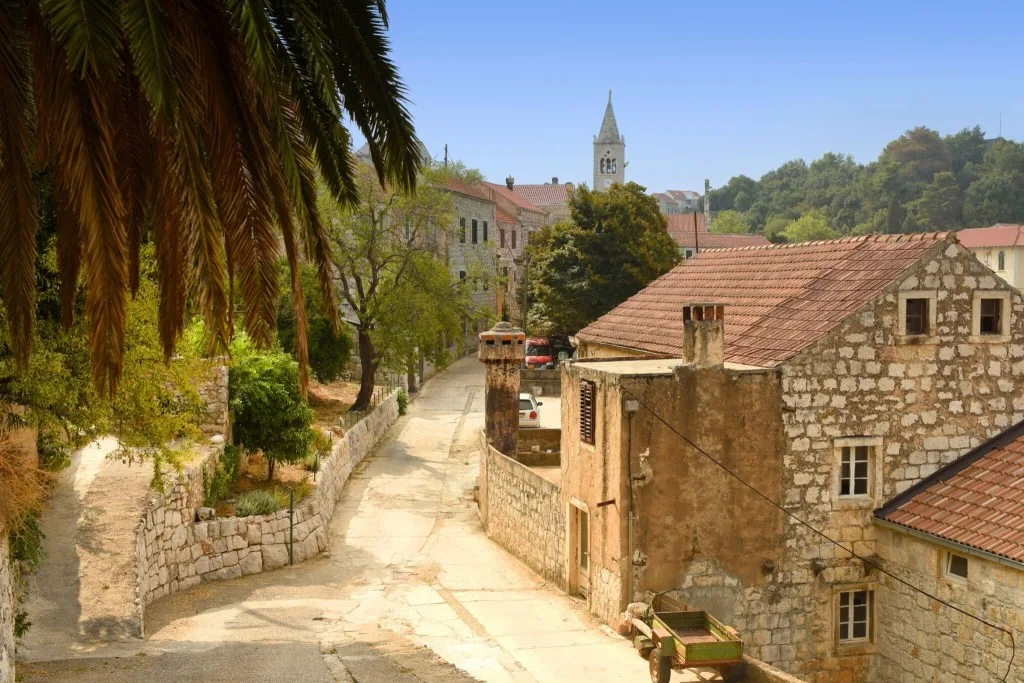 Old Town in Lastovo, Croatia