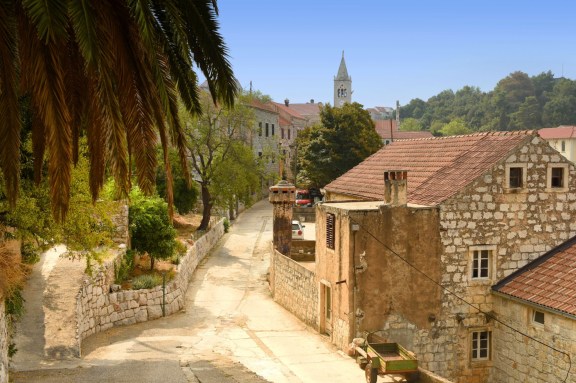 Old Town in Lastovo, Croatia