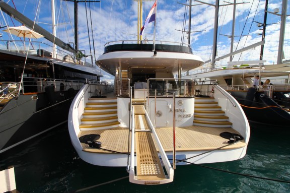 Luxury Motor Sailor Anima Maris, Croatia Yacht Show 2024, Split