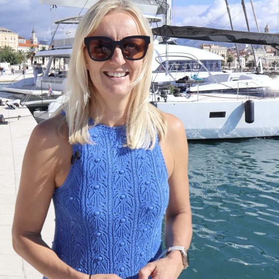 Charter Broker Sarak Klische with DMA Yachting