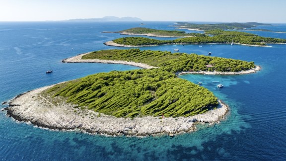 Peklini Islands in Croatia, a top Croatia yacht charter destination
