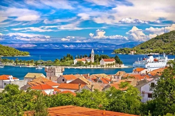 View of Vis Island, Croatia