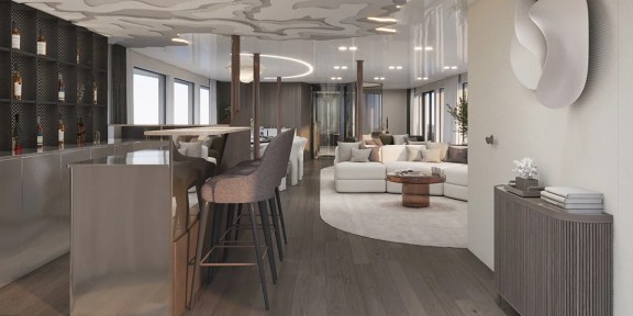BELLO Luxury Charter Yacht Custom 54M Bridge Deck
