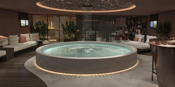 BELLO Luxury Charter Yacht Custom 54M Indoor Jacuzzi