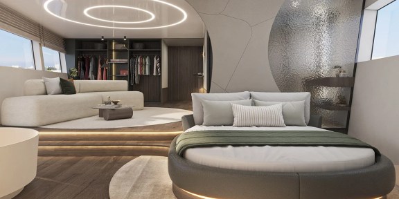 BELLO Luxury Charter Yacht Custom 54M Master Cabin Two