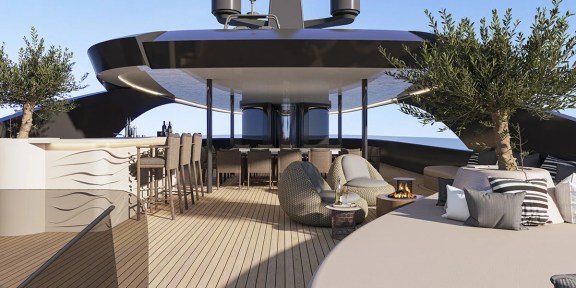 BELLO Luxury Charter Yacht Custom 54M Sundeck