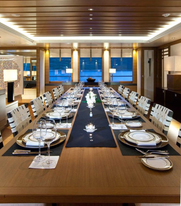 Yacht MARY JEAN II By ISA - Dining