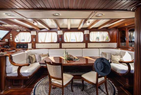 Sunset on the aft