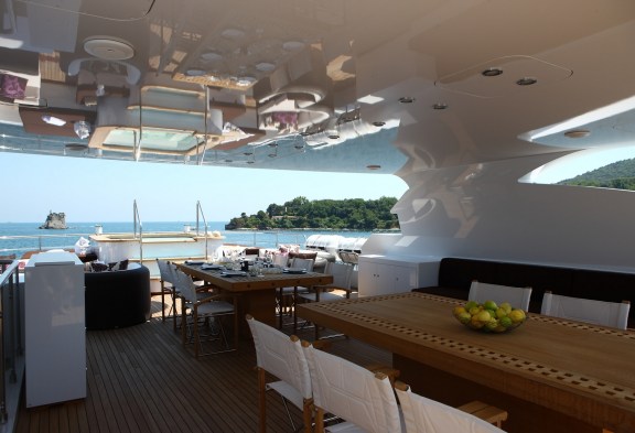 ZALIV III Sun Deck Dining