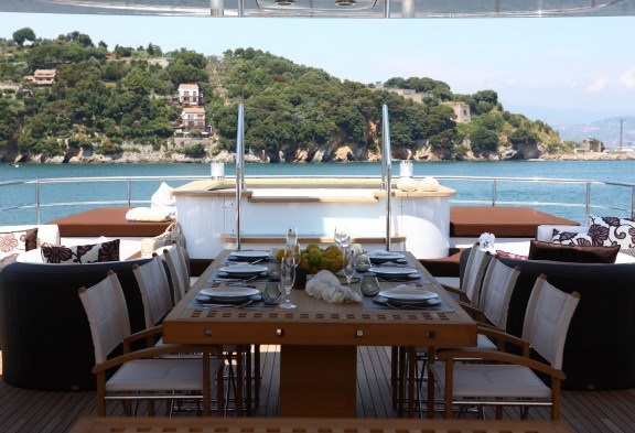 ZALIV III Sun Deck Dining