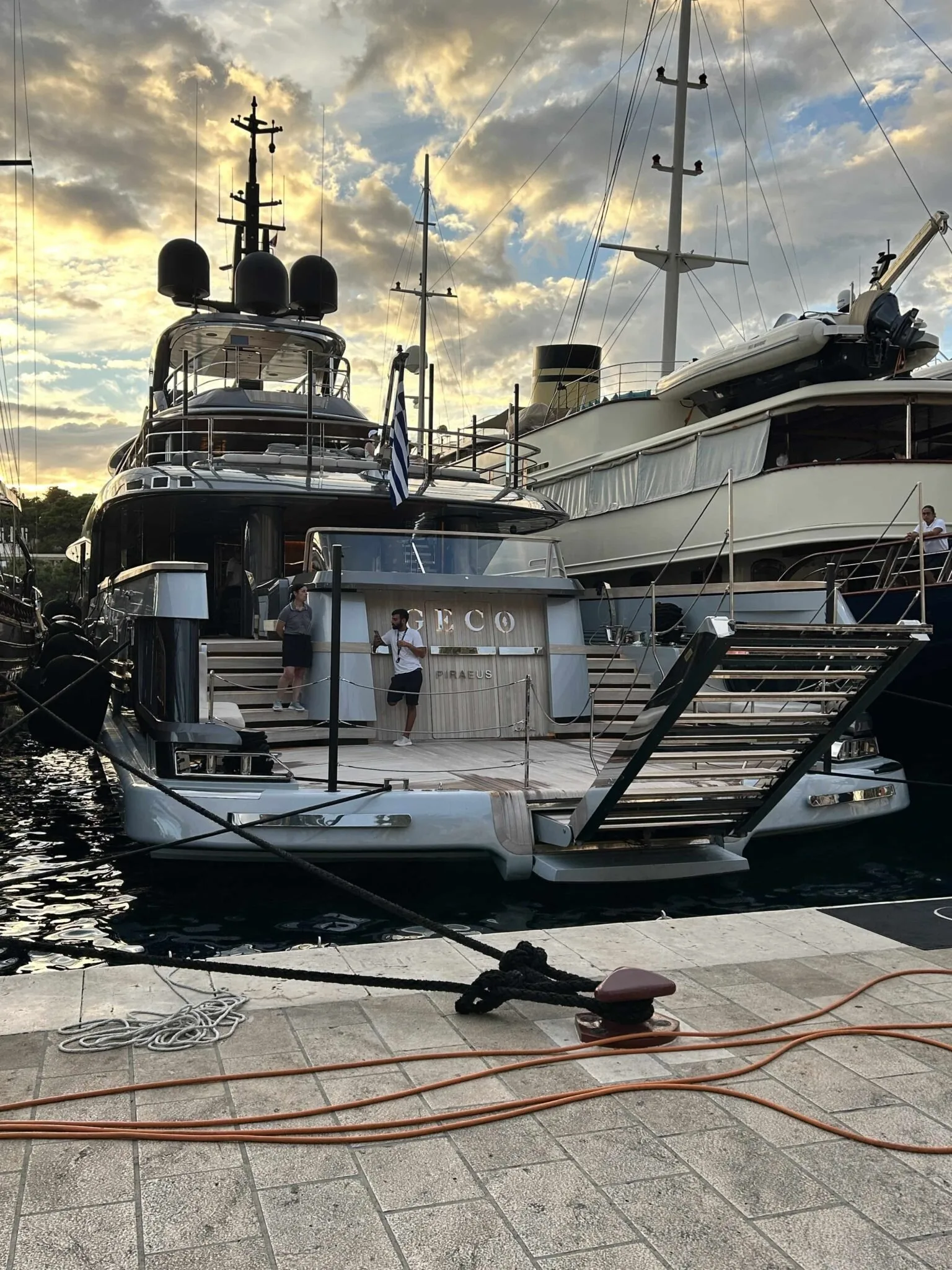 Luxury yacht GECO