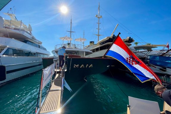 Superyacht MAIA docked in Split