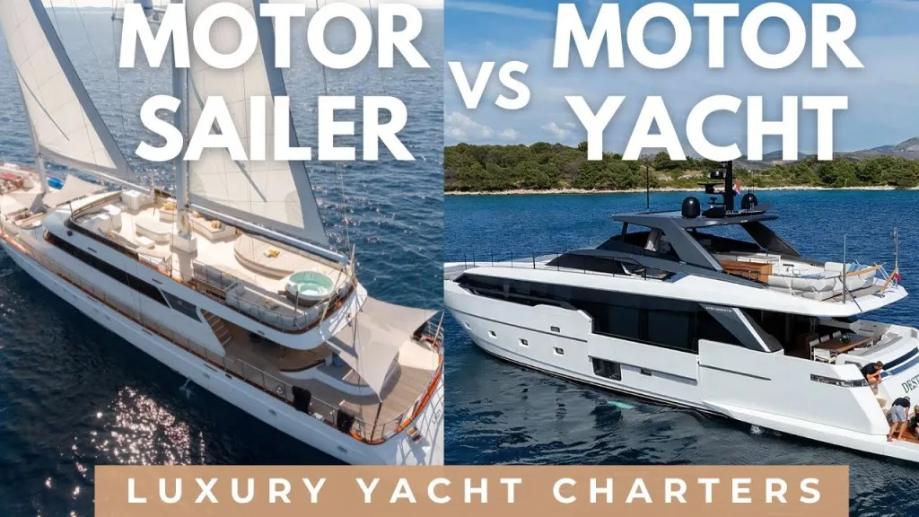 luxury gulet : motorsailer vs motor yacht thumbnail
