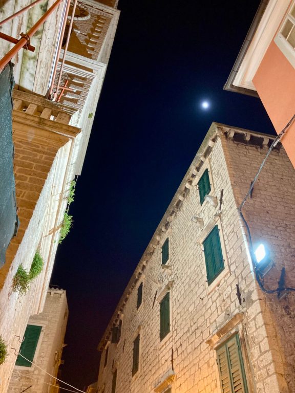 Full over Sibenik old town