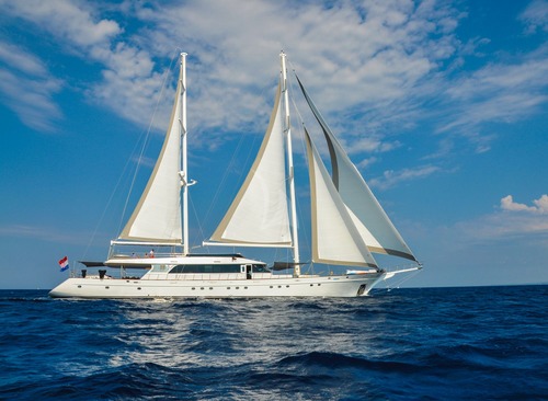 Luxury motorsailer LADY GITA main exterior