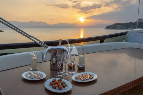 Sundeck by sunset