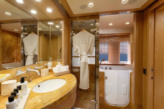 Main Deck Master CAbin Hers Bathroom