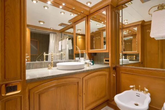 Interior master bathroom