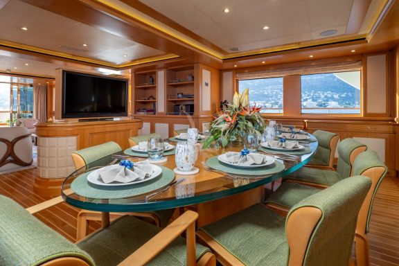 Main deck dining area
