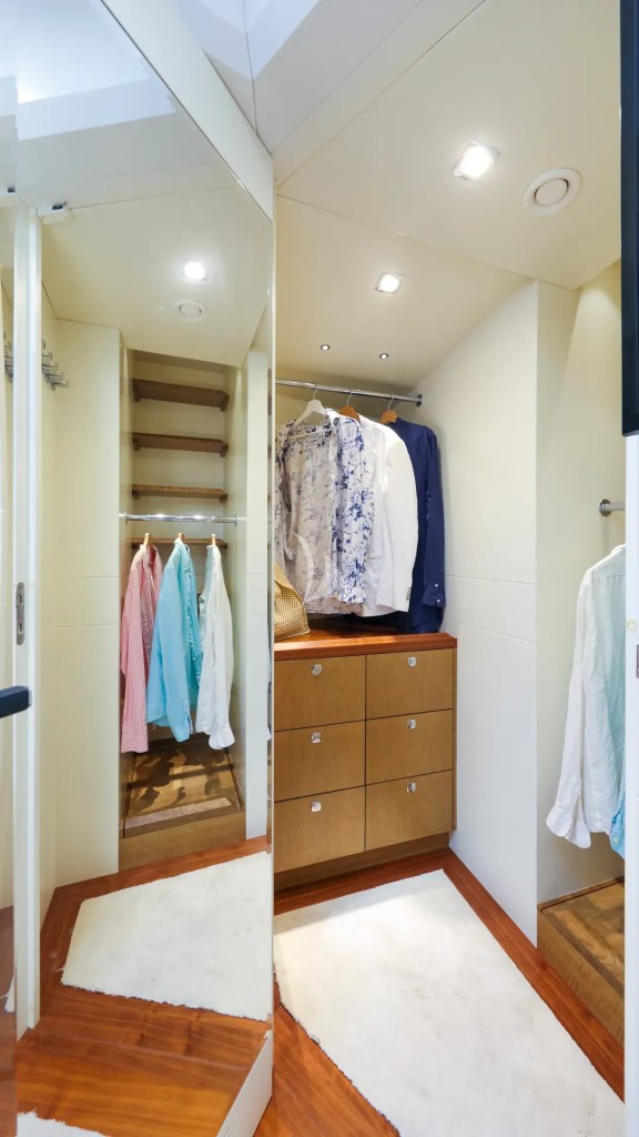 Master cabin wardrobe