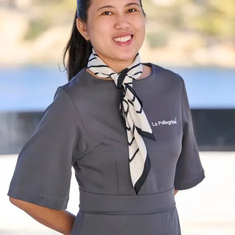 Crew of LA PELLEGRINA 1|Aileen Landicho Canosa — Second Stewardess