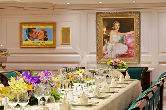 Princess Grace de Monaco dining salon