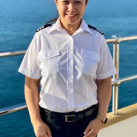 Crew of SHERAKHAN|Elaine Ramos — Chief steward/ess