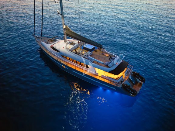 San Limi sunset port side