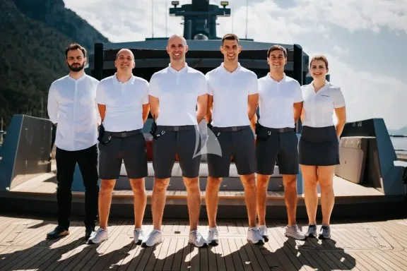 Highly motivated charter crew led by captain Luka