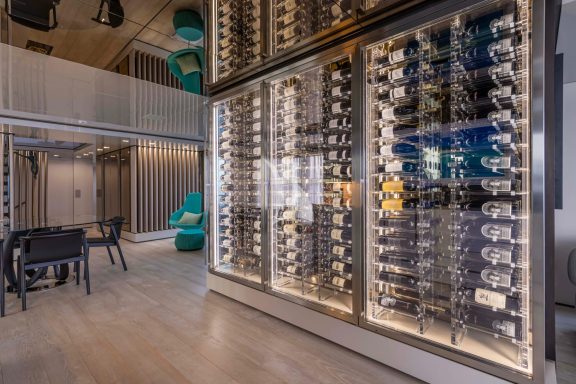 Wine cellar for 150 bottles