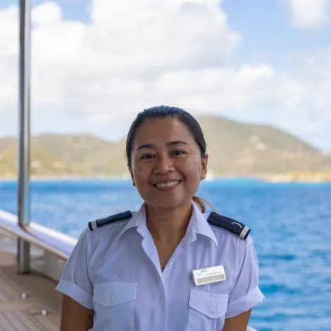 Crew of SHERAKHAN|Dindi Timon — Stewardess