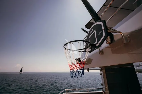 basketball hoop, table tennis etc